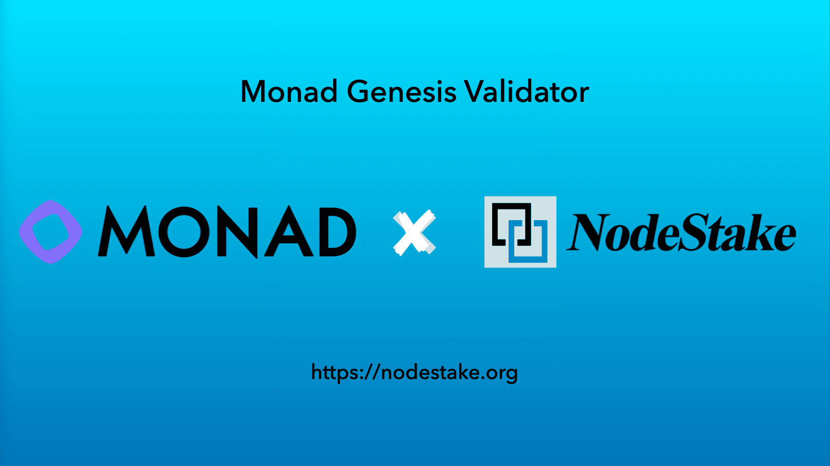 NodeStake validator live on Monad mainnet